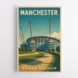 Etihad Stadium Manchester Wall Art