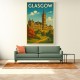 Glasgow Travel Poster Wall Art