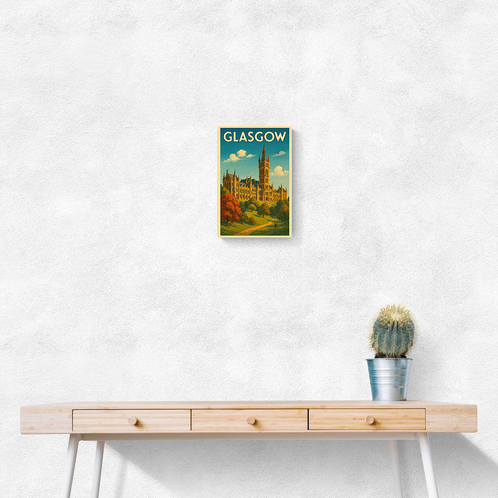 Glasgow Travel Poster Wall Art