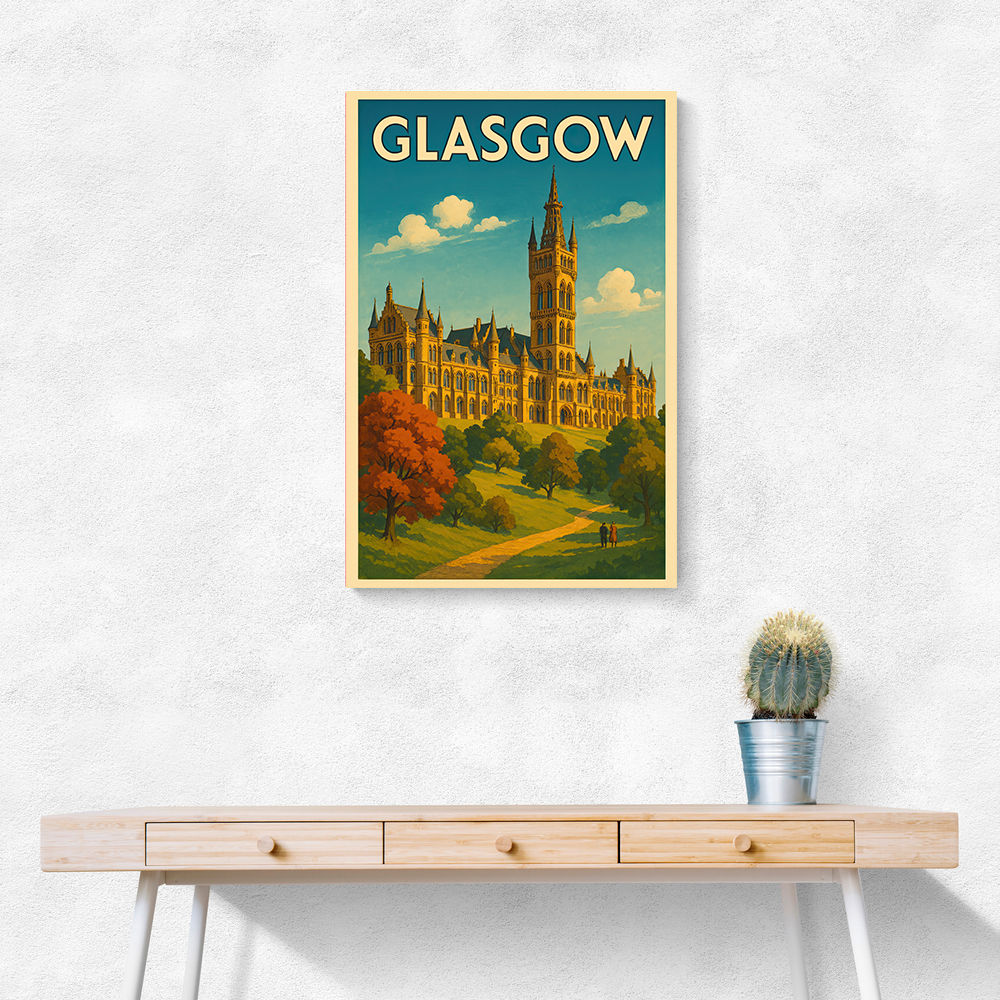 Glasgow Travel Poster Wall Art