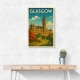 Glasgow Travel Poster Wall Art