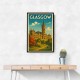 Glasgow Travel Poster Wall Art