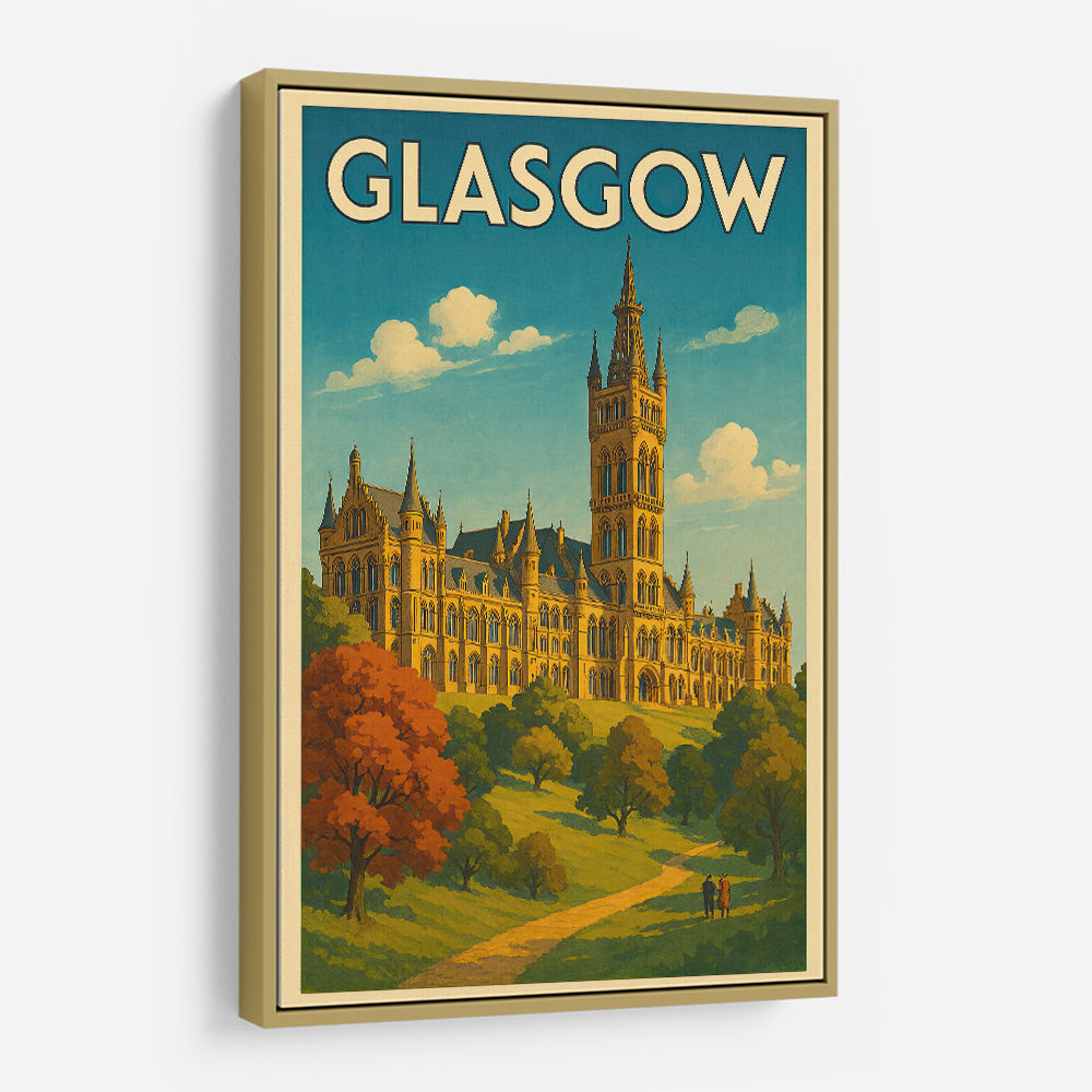 Glasgow Travel Poster Wall Art
