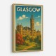 Glasgow Travel Poster Wall Art