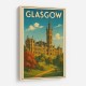 Glasgow Travel Poster Wall Art
