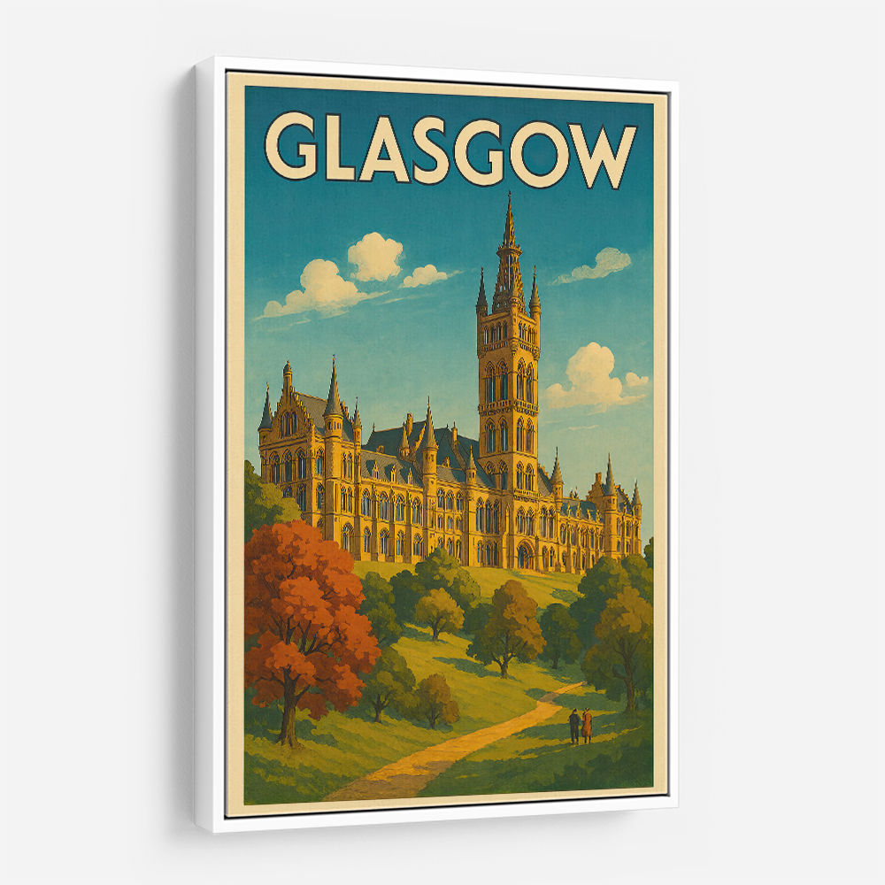 Glasgow Travel Poster Wall Art