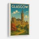 Glasgow Travel Poster Wall Art