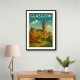 Glasgow Travel Poster Wall Art