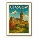 Glasgow Travel Poster Wall Art