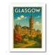 Glasgow Travel Poster Wall Art