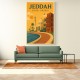 Jeddah Saudi Arabia Travel Poster 1 Wall Art Jeddah Saudi Arabia Travel Poster 1 Wall Art