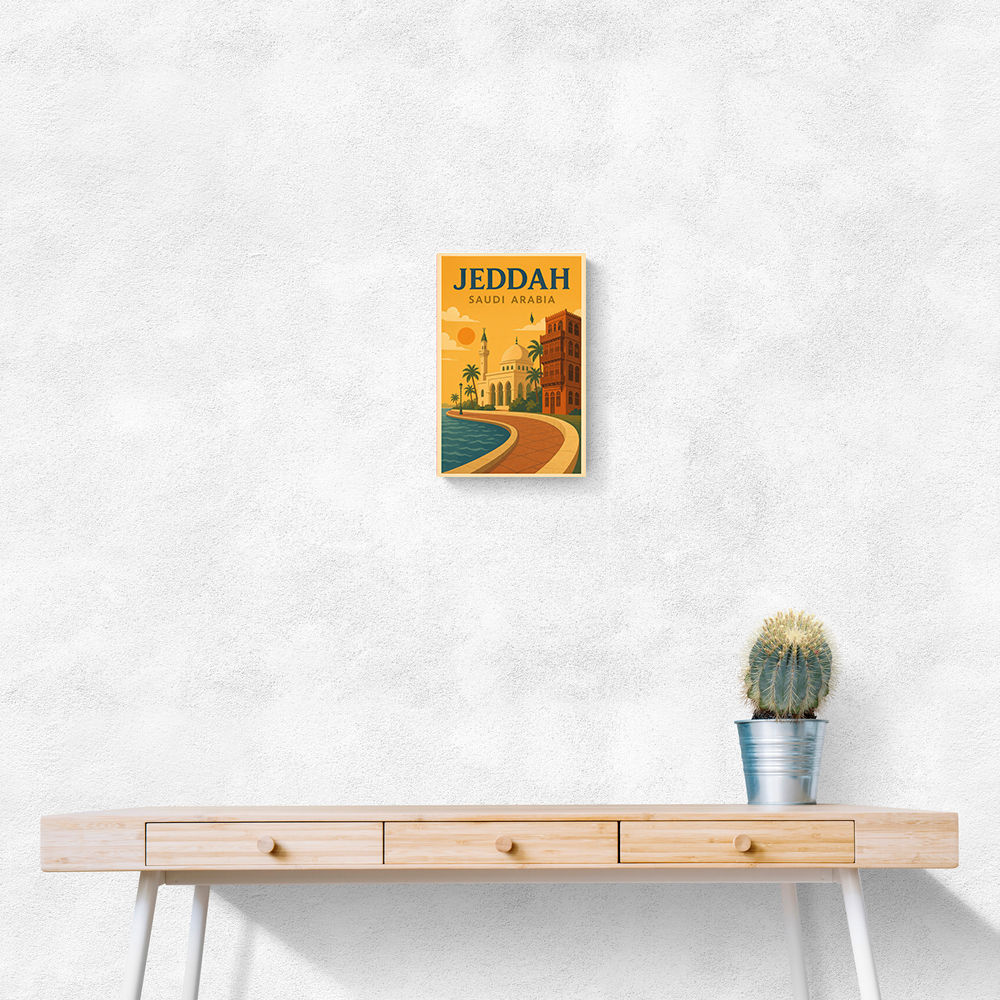Jeddah Saudi Arabia Travel Poster 1 Wall Art Jeddah Saudi Arabia Travel Poster 1 Wall Art
