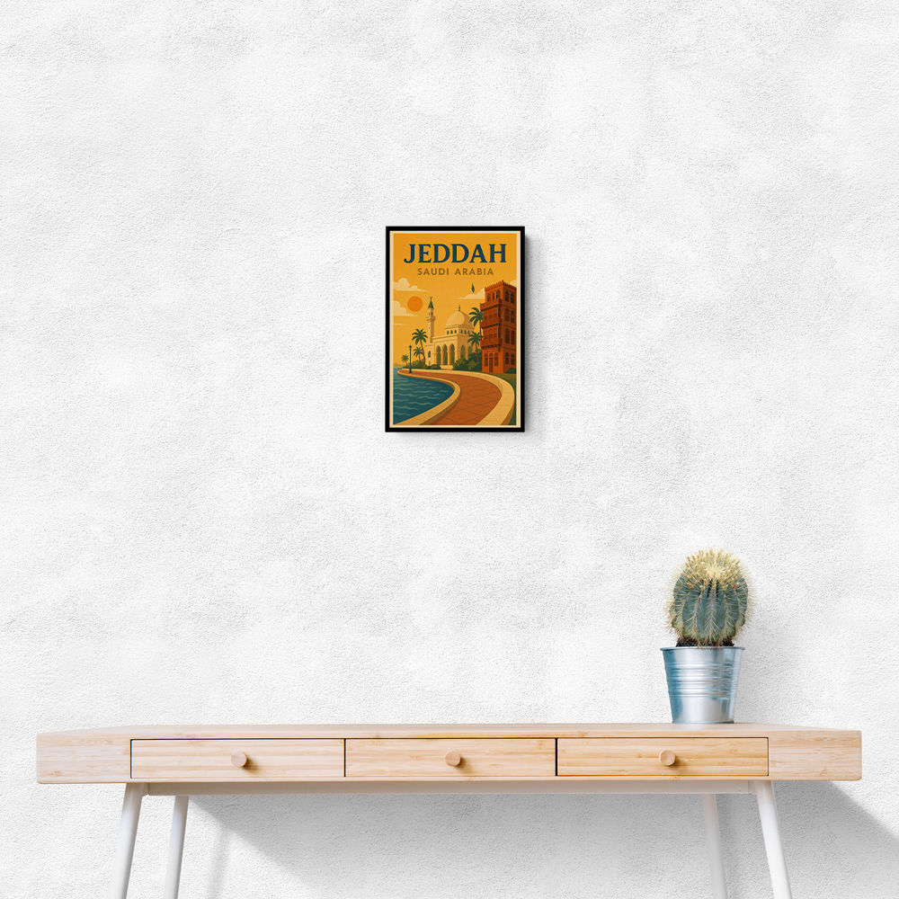 Jeddah Saudi Arabia Travel Poster 1 Wall Art Jeddah Saudi Arabia Travel Poster 1 Wall Art