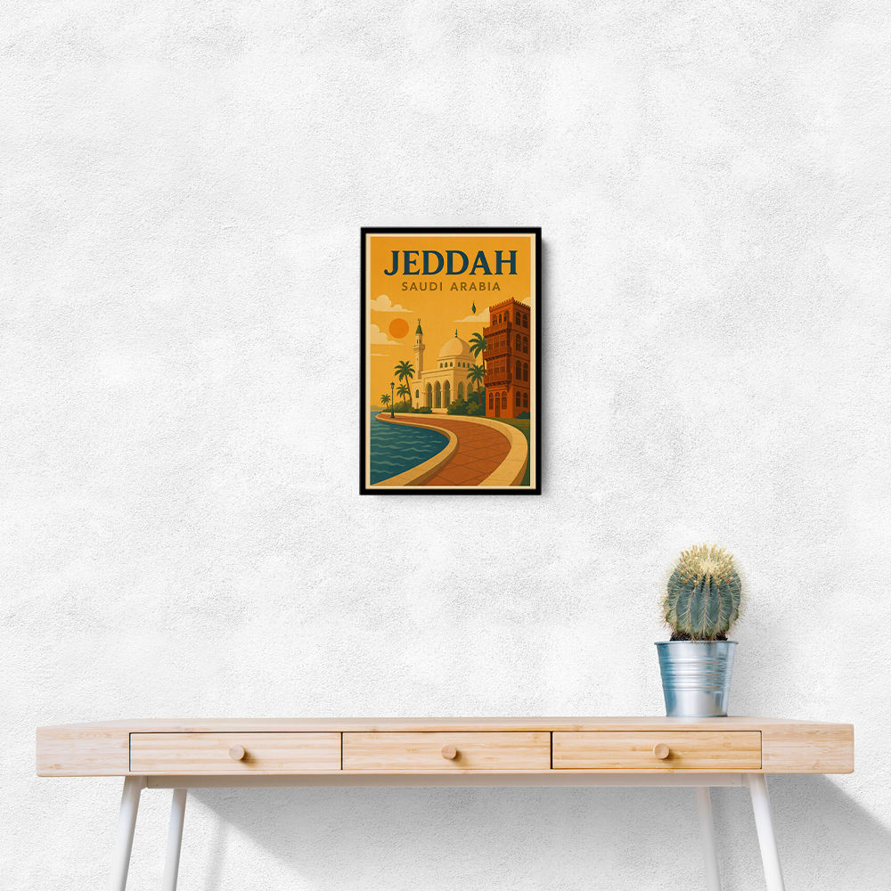 Jeddah Saudi Arabia Travel Poster 1 Wall Art Jeddah Saudi Arabia Travel Poster 1 Wall Art