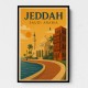 Jeddah Saudi Arabia Travel Poster 1 Wall Art Jeddah Saudi Arabia Travel Poster 1 Wall Art