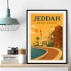 Jeddah Saudi Arabia Travel Poster 1 Wall Art Jeddah Saudi Arabia Travel Poster 1 Wall Art