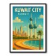 Kuwait Travel Poster 1 Wall Art Kuwait Travel Poster 1 Wall Art