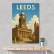 Leeds Travel Poster Wall Art