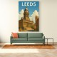 Leeds Travel Poster Wall Art