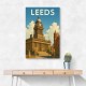 Leeds Travel Poster Wall Art