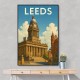 Leeds Travel Poster Wall Art