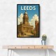 Leeds Travel Poster Wall Art