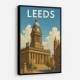 Leeds Travel Poster Wall Art