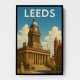 Leeds Travel Poster Wall Art