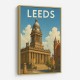 Leeds Travel Poster Wall Art