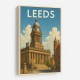 Leeds Travel Poster Wall Art