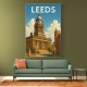 Leeds Travel Poster Wall Art