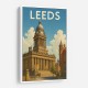 Leeds Travel Poster Wall Art