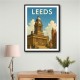 Leeds Travel Poster Wall Art