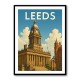 Leeds Travel Poster Wall Art