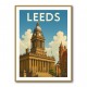 Leeds Travel Poster Wall Art