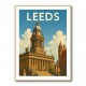 Leeds Travel Poster Wall Art