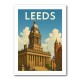 Leeds Travel Poster Wall Art