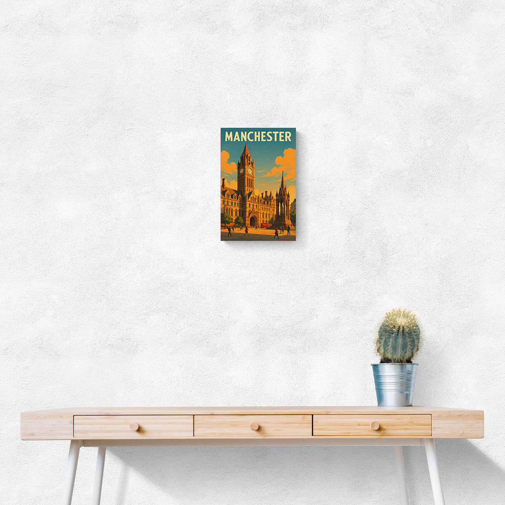Manchester Travel Poster Wall Art