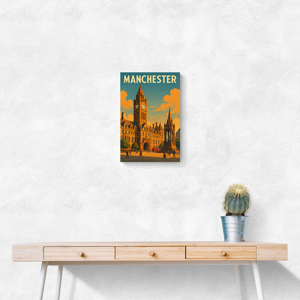 Manchester Travel Poster Wall Art