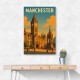 Manchester Travel Poster Wall Art