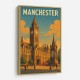Manchester Travel Poster Wall Art