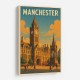 Manchester Travel Poster Wall Art