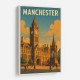 Manchester Travel Poster Wall Art