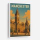 Manchester Travel Poster Wall Art