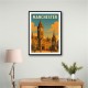 Manchester Travel Poster Wall Art