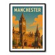 Manchester Travel Poster Wall Art