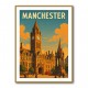 Manchester Travel Poster Wall Art