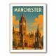 Manchester Travel Poster Wall Art