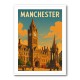 Manchester Travel Poster Wall Art