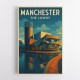 Manchester's Lowry Travel Poster Wall Art